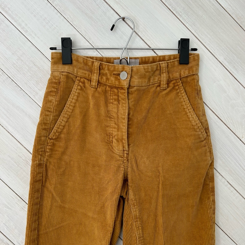 Everlane Brown Wide Leg Crop Corduroy Pants